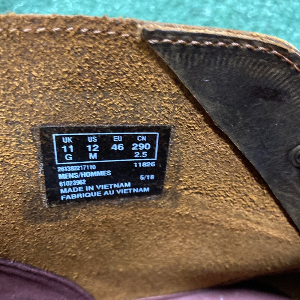 New Clarks Brown Leather Desert Boots men’s size 12 (OKPM-07-160) - Picture 9 of 11